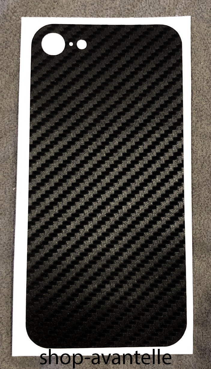 Apple iPhone 8 Decal Skin - Geunine 3M 2080 Premium Black Carbon Fiber Vinyl