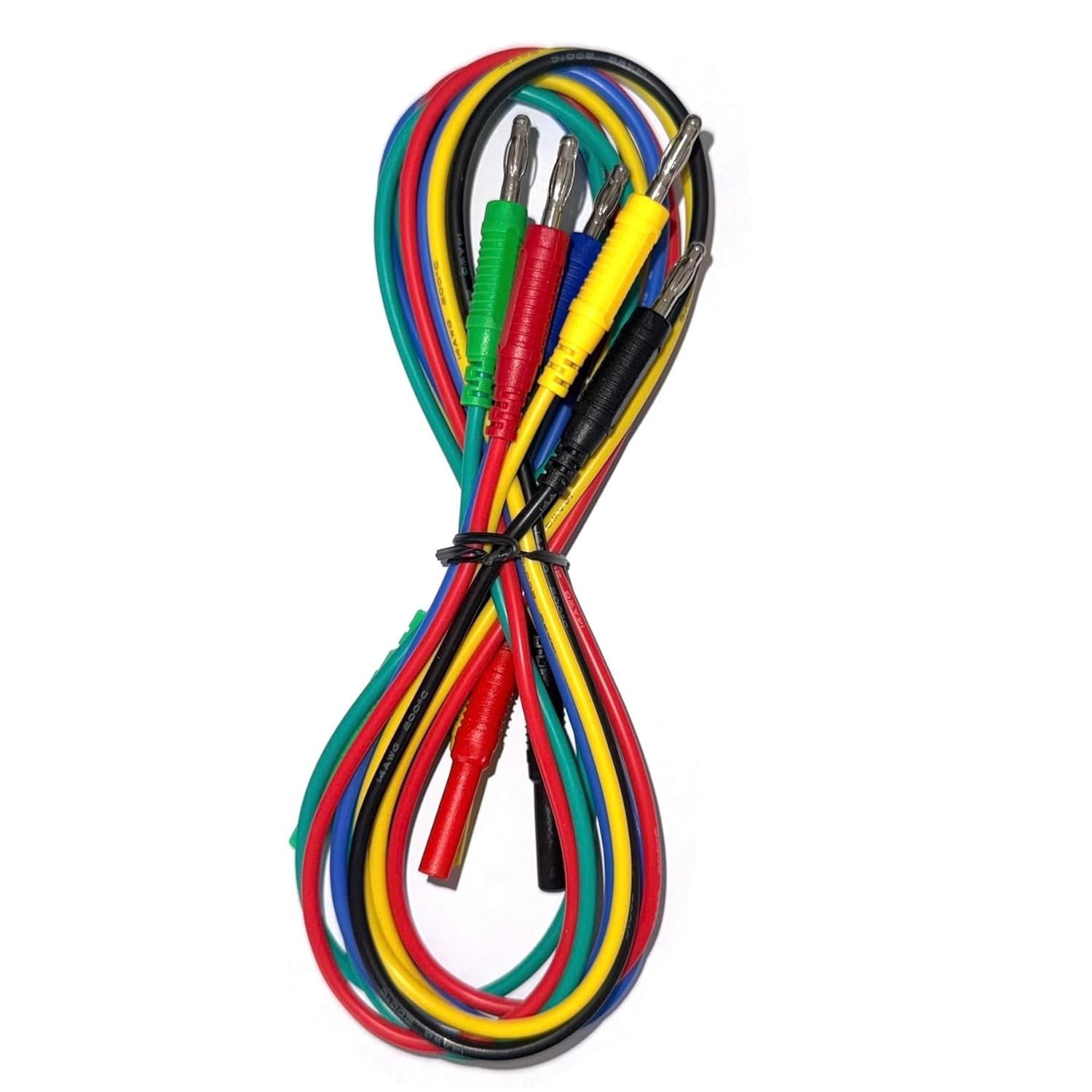 5Pcs Multimeter Test Lead Extension Male to Female Connector 4Mm Banana Plug to