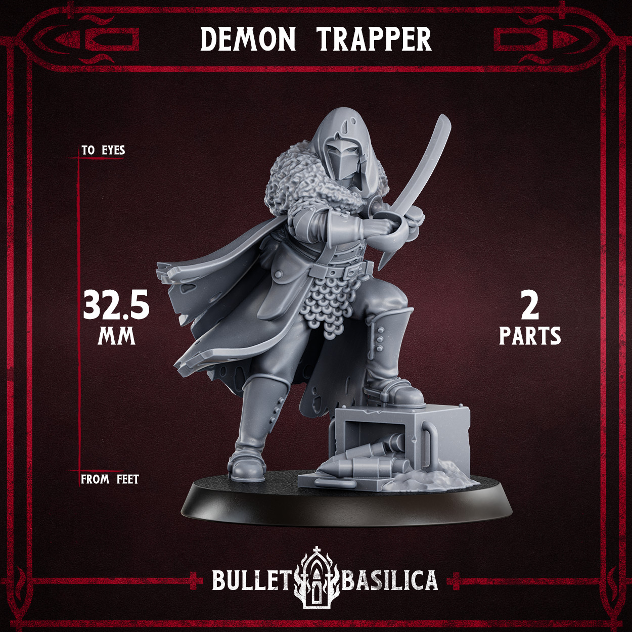 Crimson Hussars Demon Trapper Grimdark Trenchwar Proxy