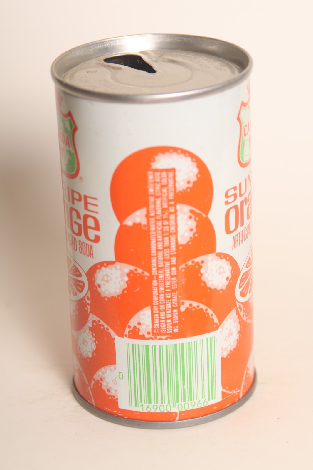 Canada Dry Sunripe Orange soda can