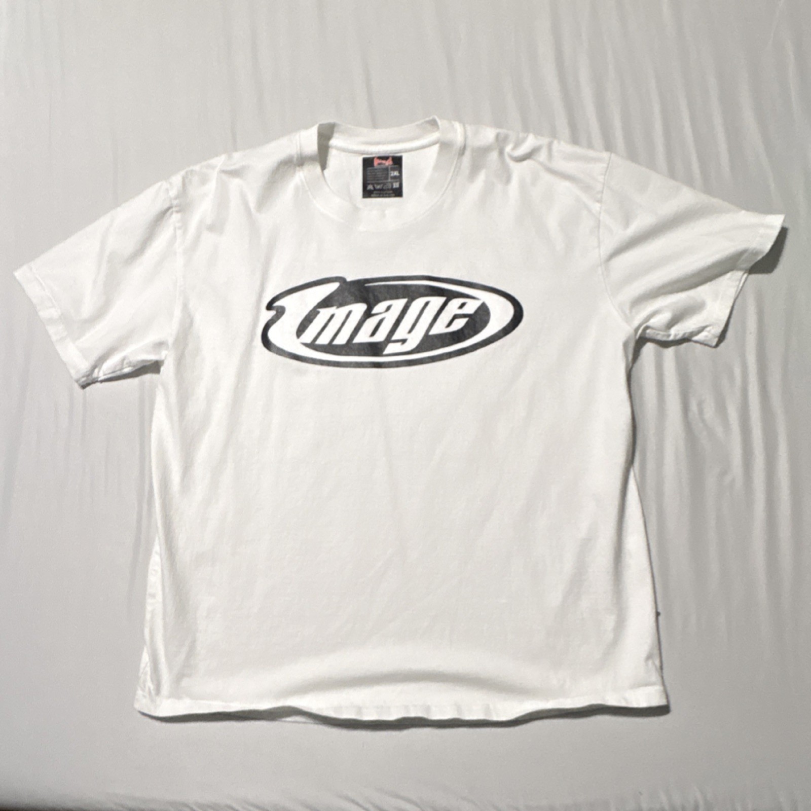 Diablo Paintball Image Logo Adult 2XL T-Shirt 100% Cotton White Black
