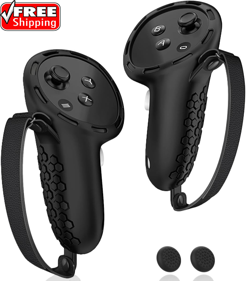 Controller Grip for Meta Quest 3S Oculus Quest 3 VR Accessories Grips Cover for