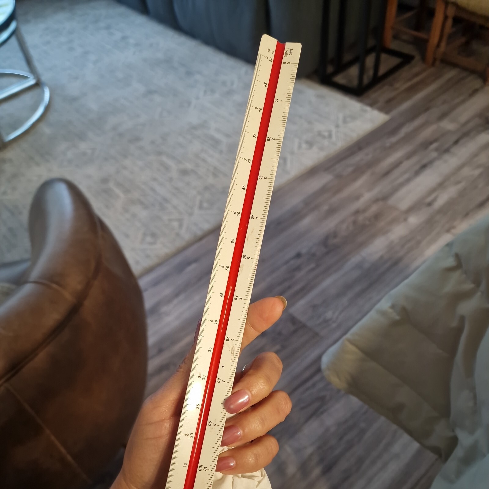 Vintage Rotring Triangle Ruler