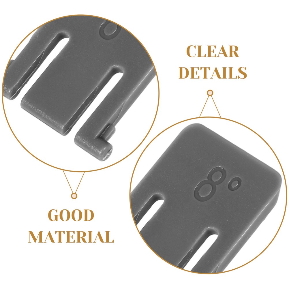 1Pair Keyboard Stand Legs Black ABS Material Ergonomic Tilt for Computer Use