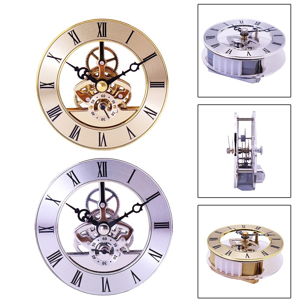 12) Gold Plastic  for BEZEL Clock Insert 86mm Roman Numeral Quartz Movement