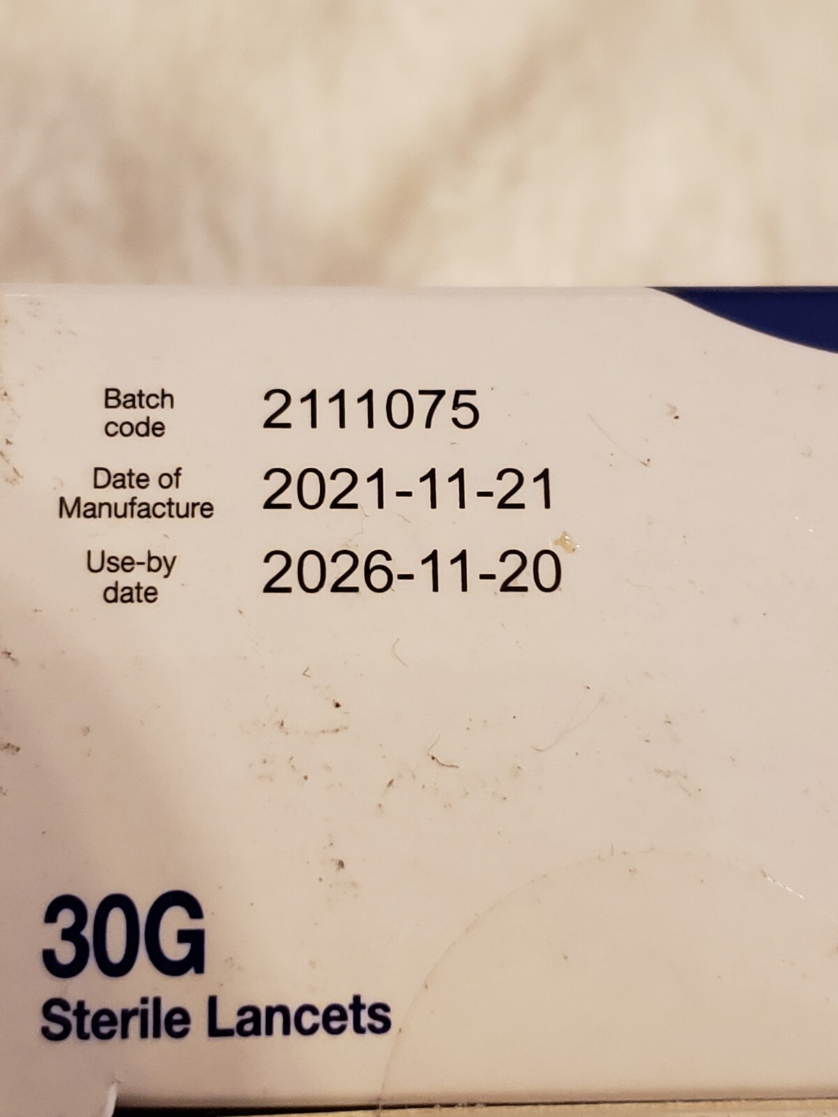 CareSens Sterile-Single Use Ultra Thin 30G Universal Designed OPEN BOX 87 C