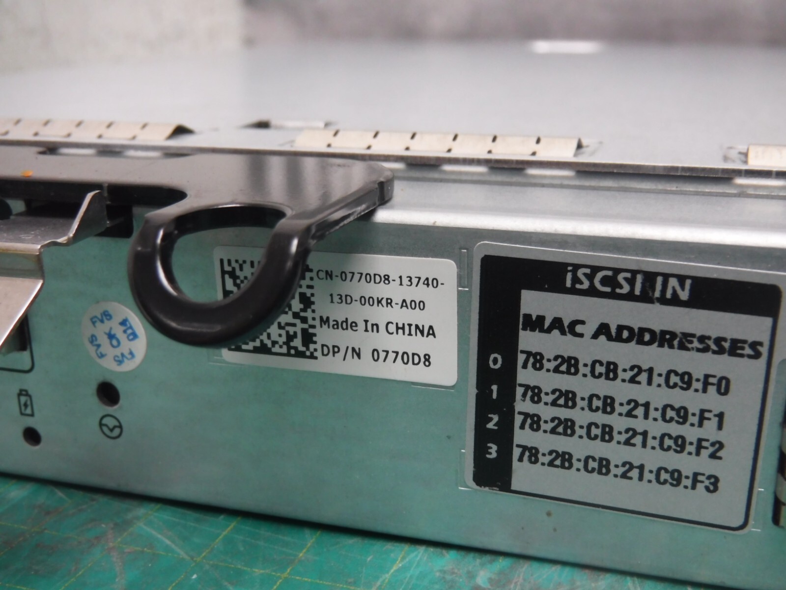 Dell E02M002 F69VD 4 Port iSCSI Controller