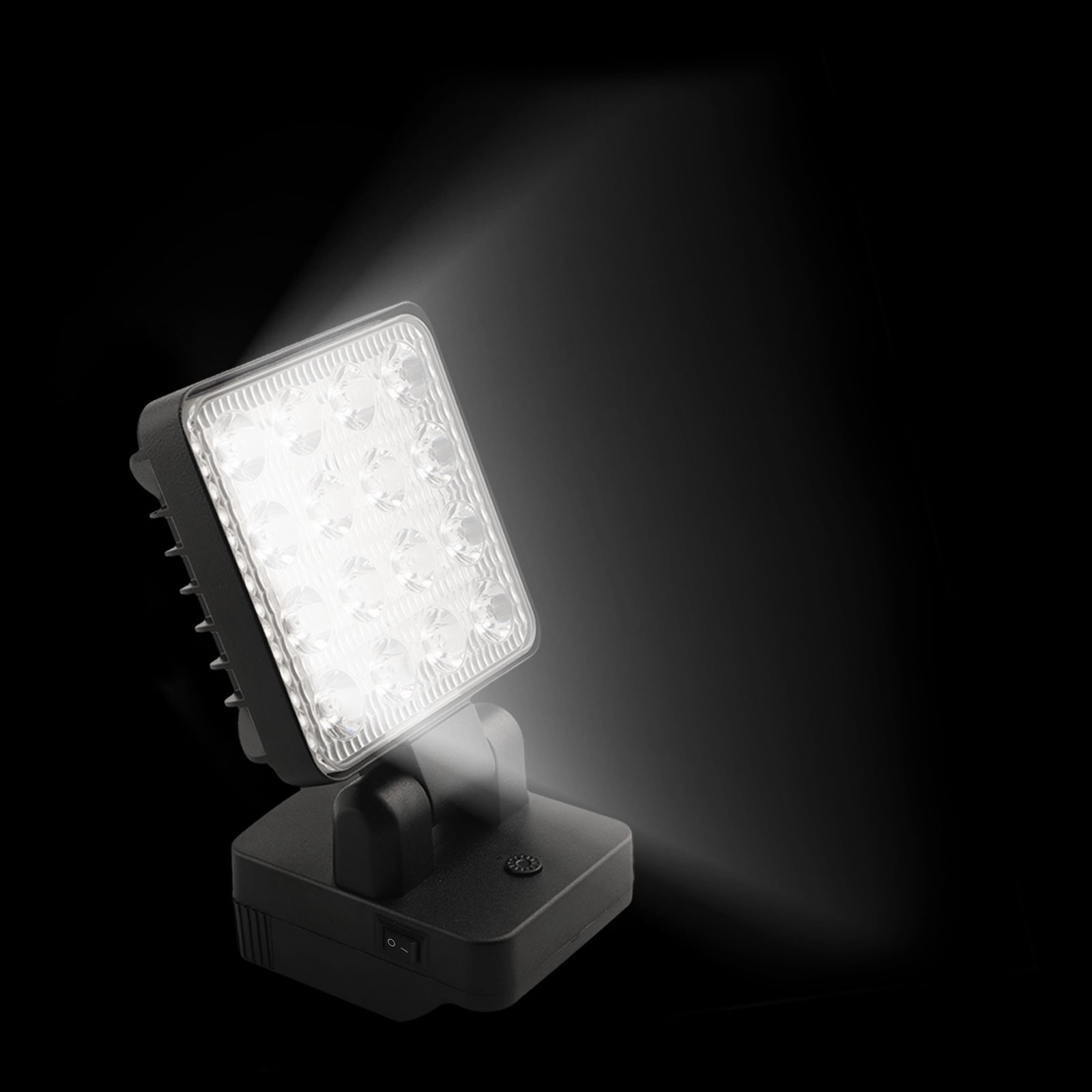Easily Adjustable Cordless LED Work Light Compatible with For Metabo Batteries