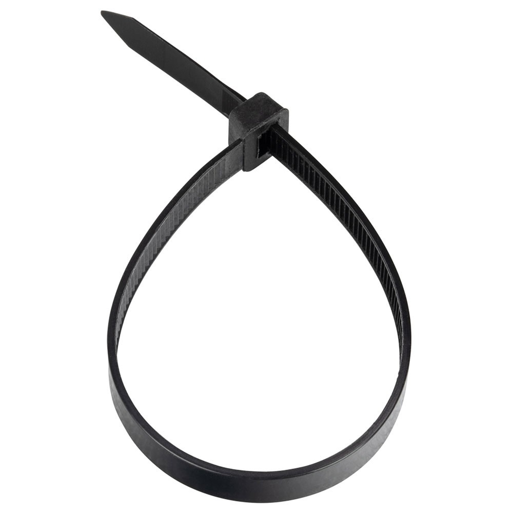 NavePoint 22 Inch Nylon Black Cable Ties 120 Lbs 100 Pack