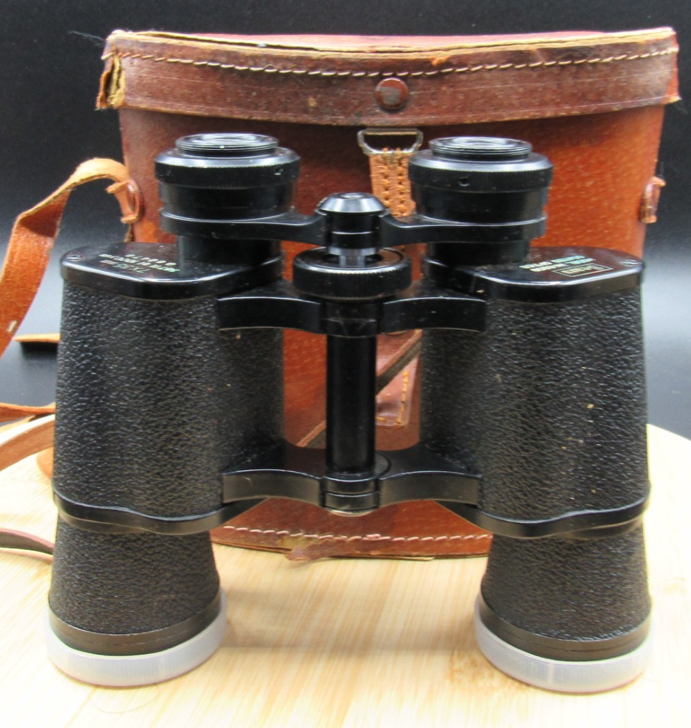 Vintage Sears 7x35MM Binoculars 6209 With Leather Case