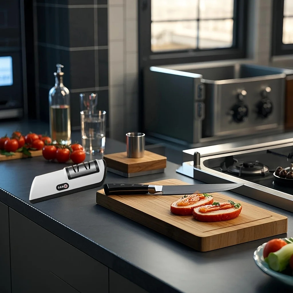 home appliance Kitchen Electric Knife Sharpener Multifunctional Automatic Profes