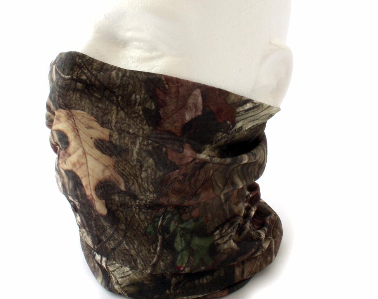 Mossy Oak Break Up Quik Camo Quik Cover Convertible Face Mask Neck Gator Beanie