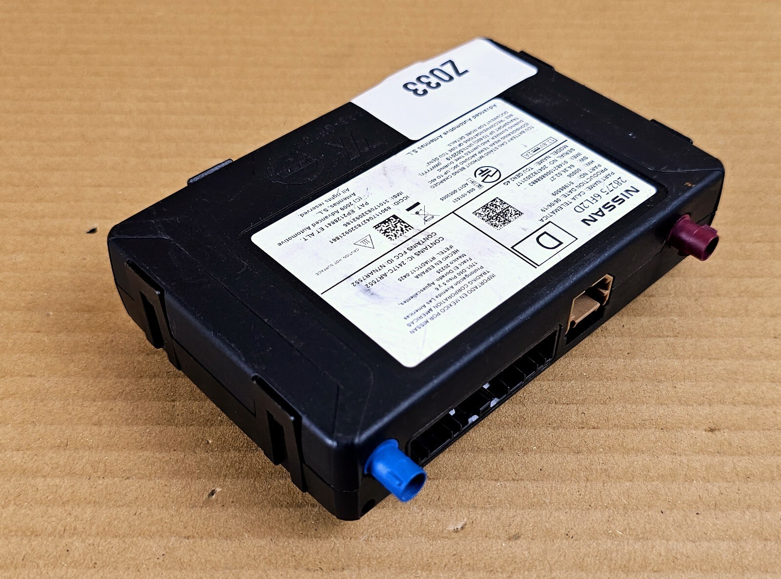 28275-6FL2D Nissan Altima, GT-R, Rogue, Murano, Rogue Telematic Module Control