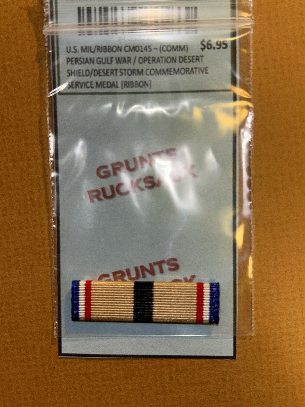 U.S. MIL/RIBBON CM0145 - PERSIAN GULF/DESERT STORM COMMEMORATIVE MEDAL [RIBBON]