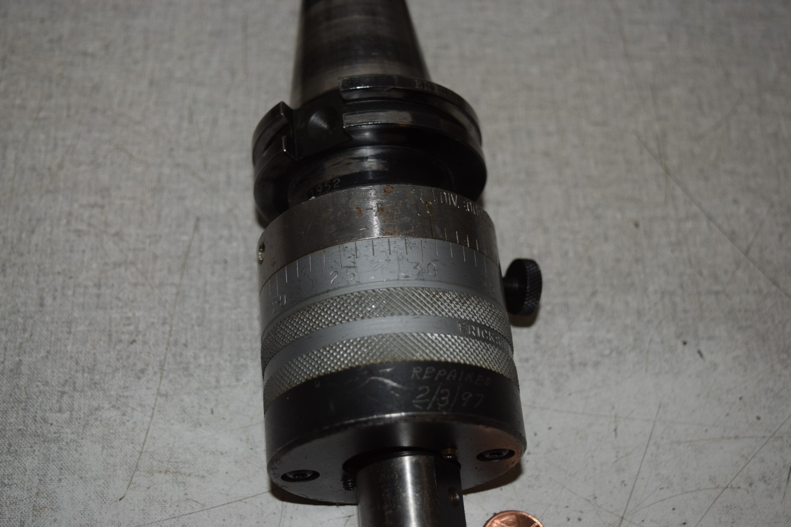 Erickson Tool No. 50 Tenthset Boring Head CAT40 Tool Holder