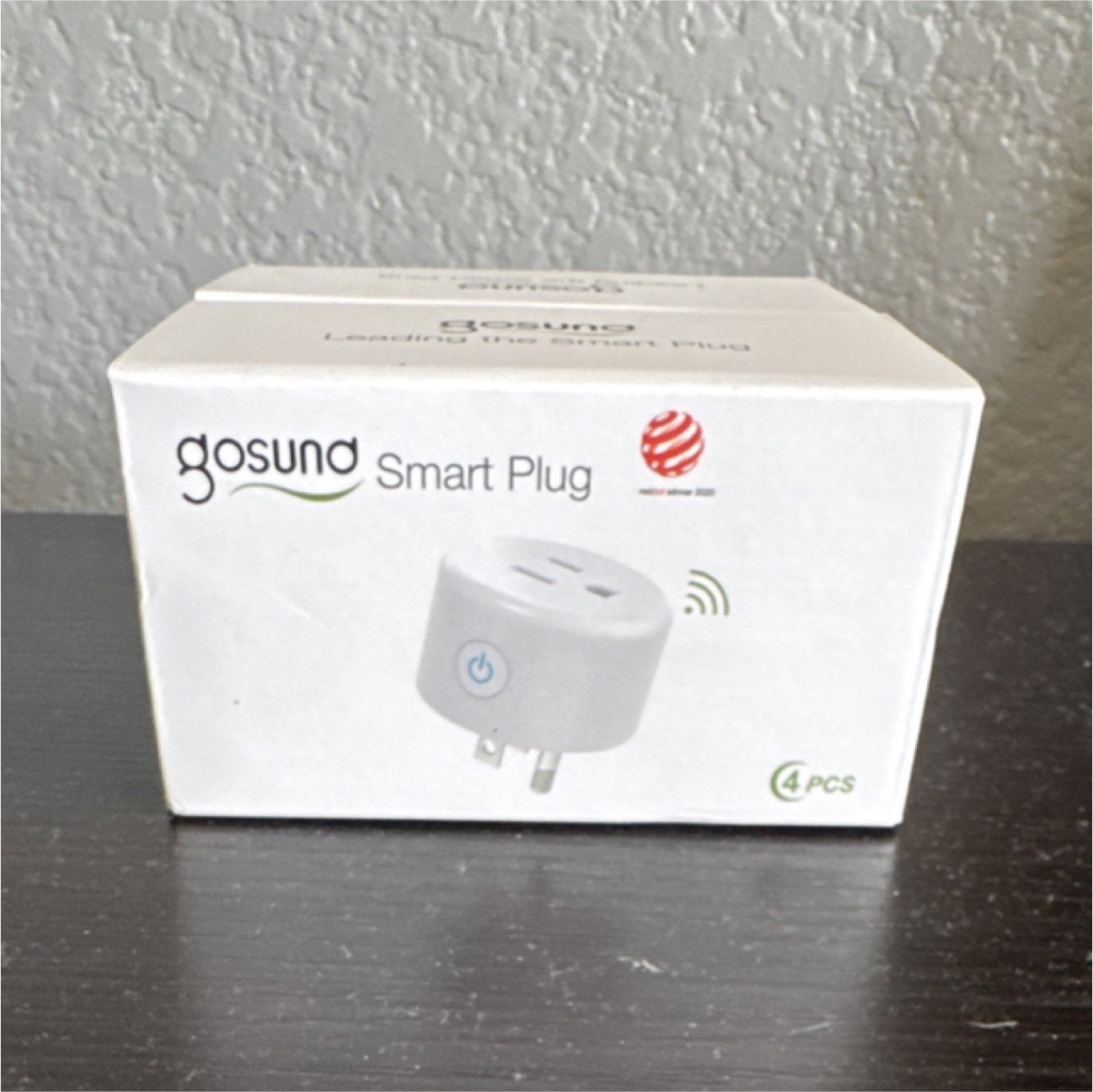 Gosund Smart Plug 4 Pack Wi-Fi Enabled App-Controlled Type B White. Brand new