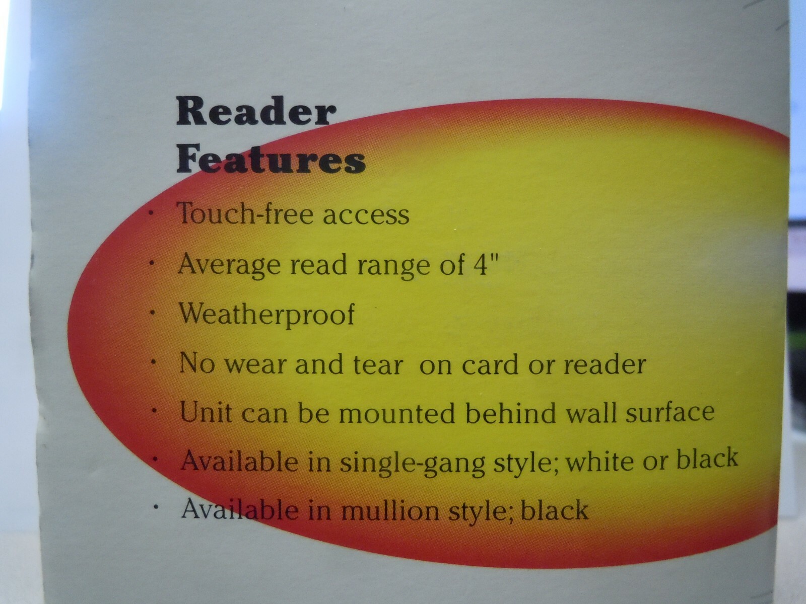 IEI Door-Gard Secured Series Proximity Reader