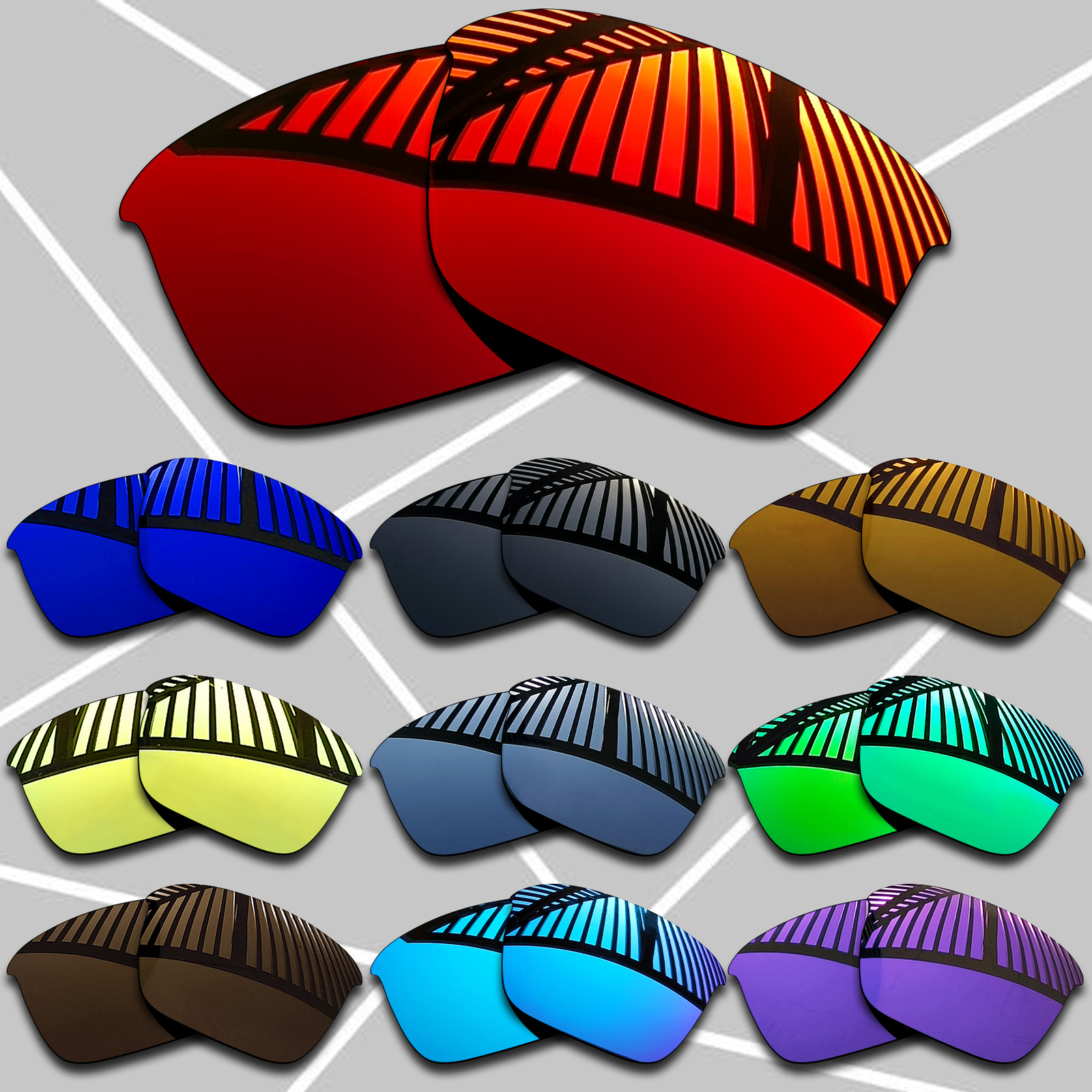 TRUE POLARIZED Replacement Lenses for-Oakley Thinlink OO9316 Multi-Colors