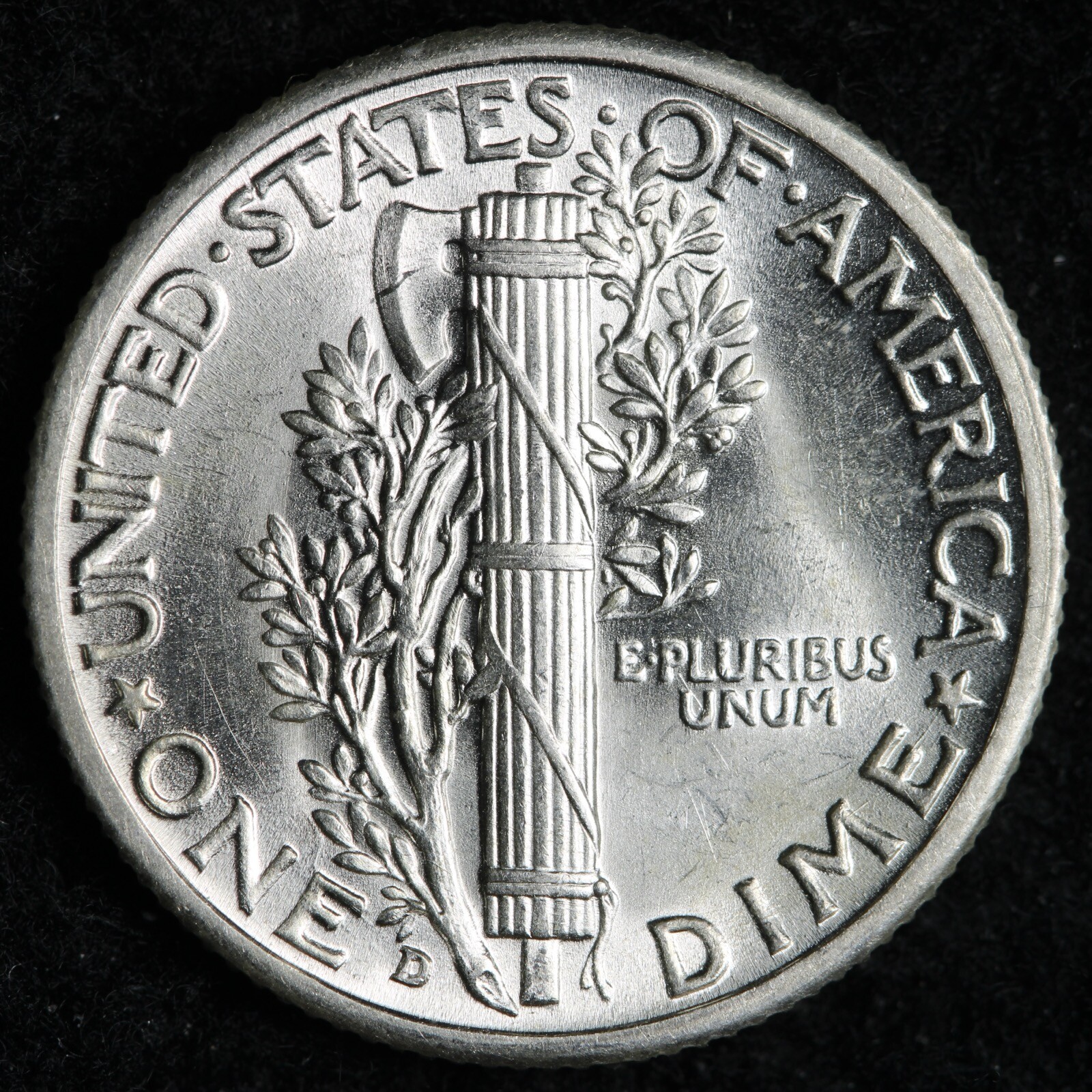 1939-D Mercury Silver Dime BU *UNCIRCULATED* MS E288 JKP