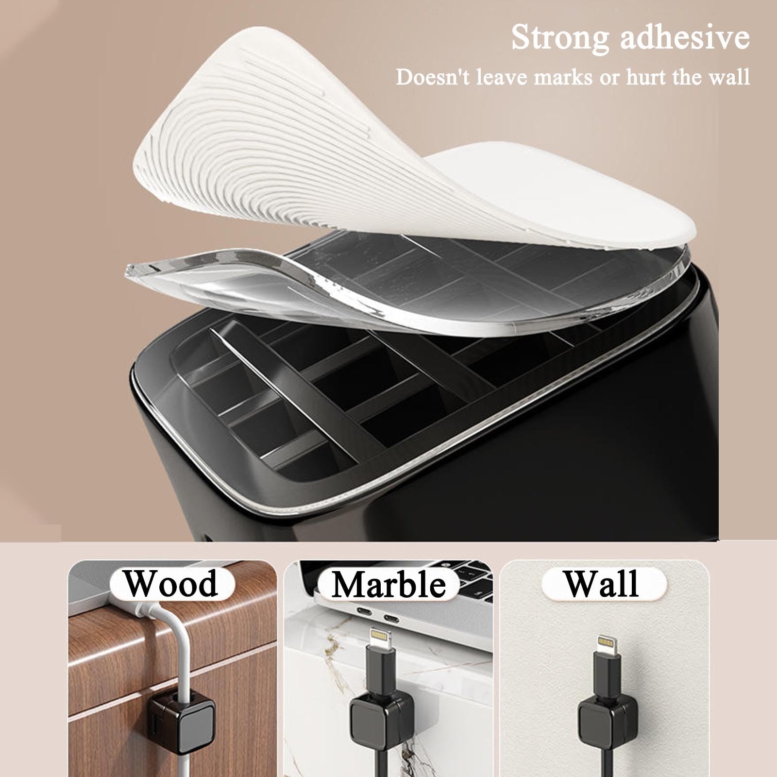 Magnetic Cord Organizer,Magnetic Cable Holder,8 PCS Cable...