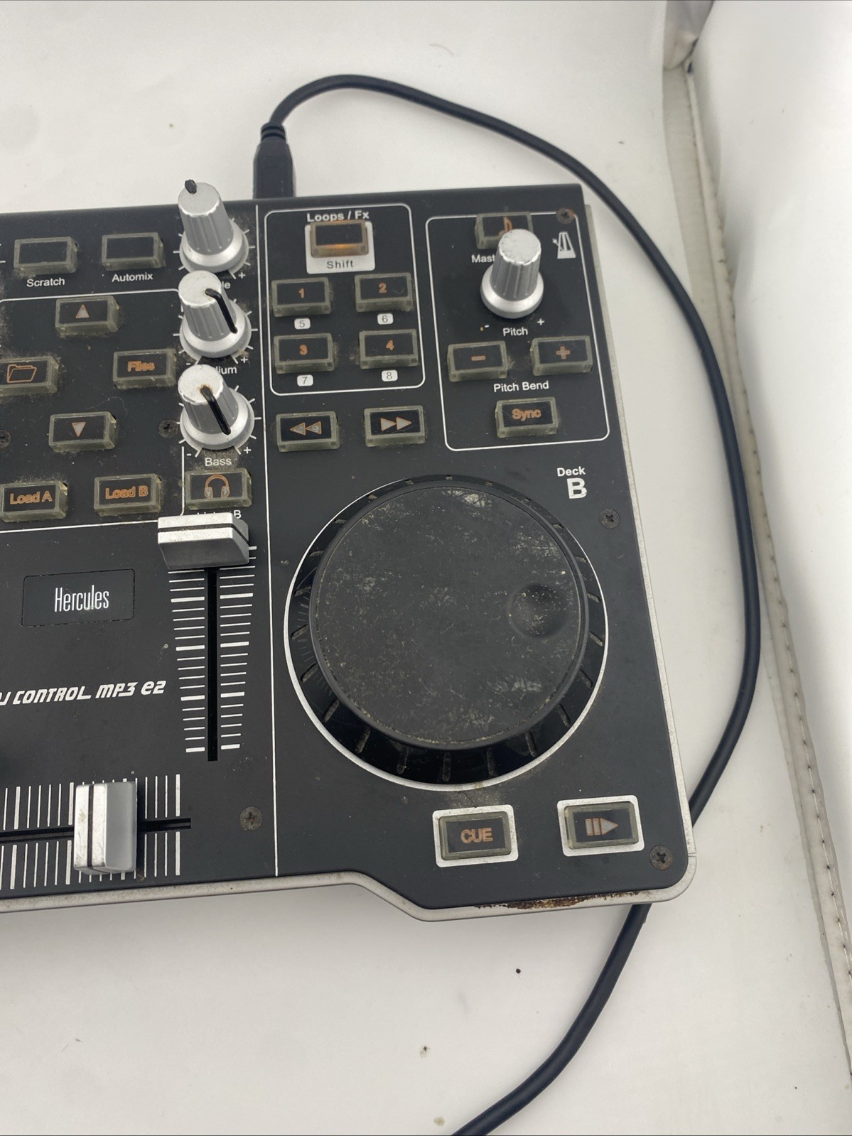 Hercules DJ Control MP3 E2 DJ USB Powered Controller - Not Fully Tested