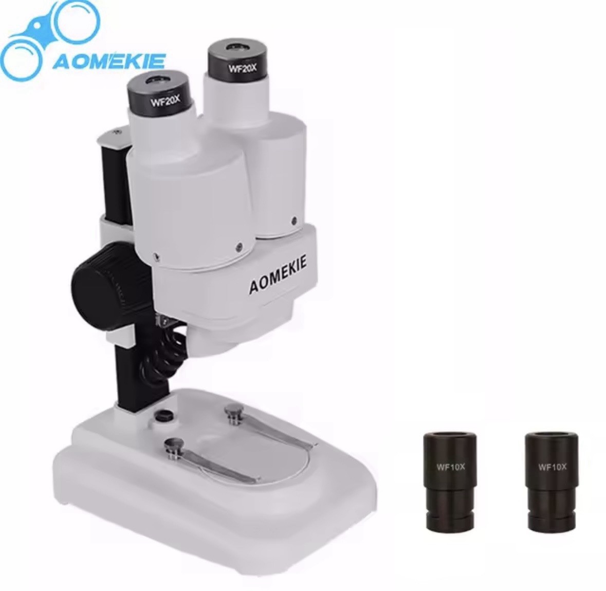 20X/40X Binocular Stereo Microscope with LED