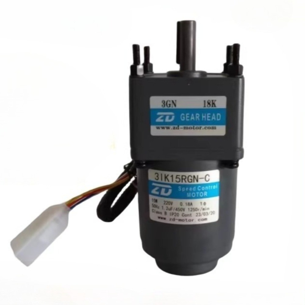 1x 3IK15RGN-C 3GN 3-18K 15W 1250r/min 220V 0.18A Speed Controlled Motor Gear box