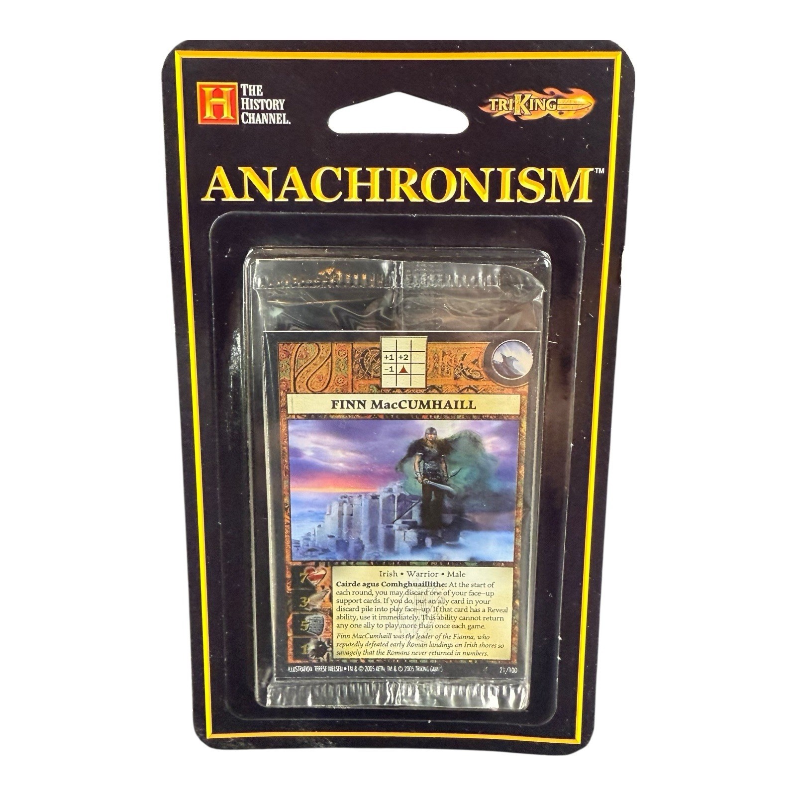 Anachronism Pack - Set 3 - Finn MacCumhaill booster Pack Tri King Games.