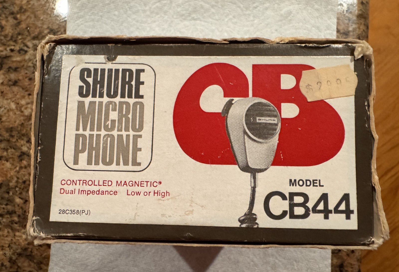Shure Model CB44 Microphone (Untested)