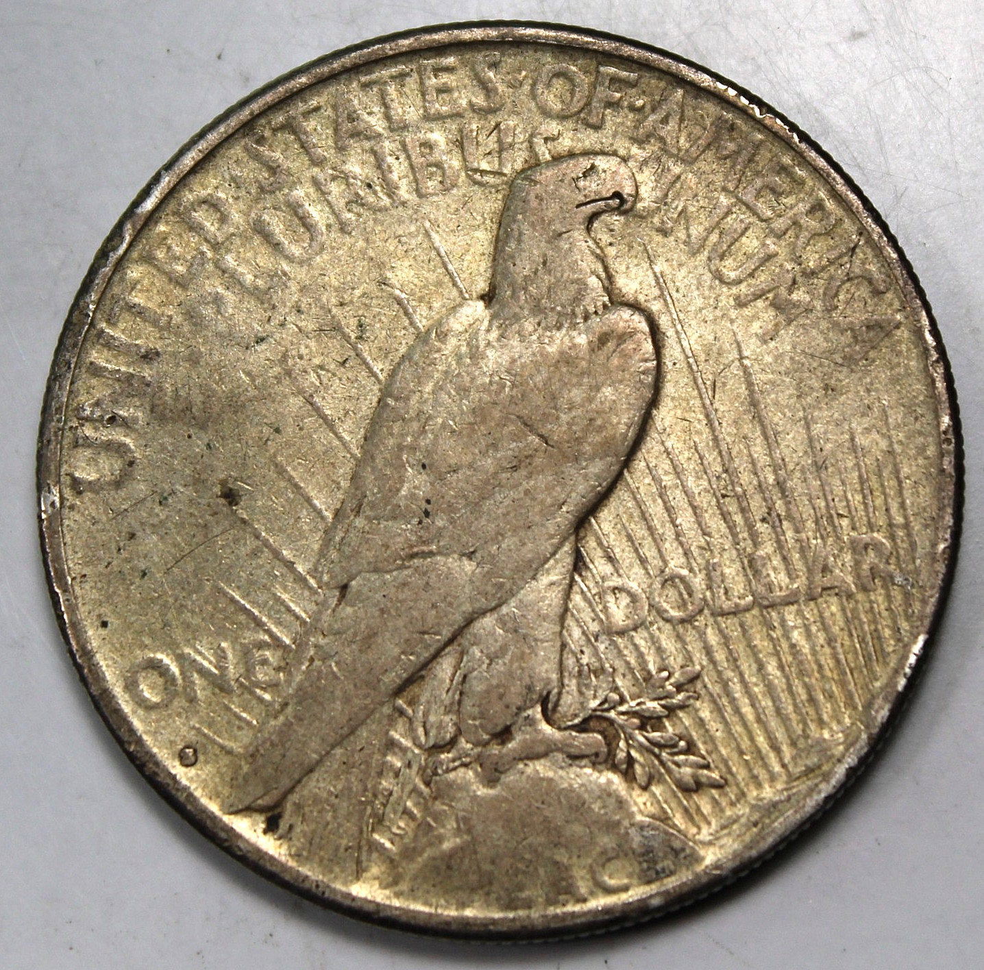 1934 S Peace Silver Dollar - Fine !!
