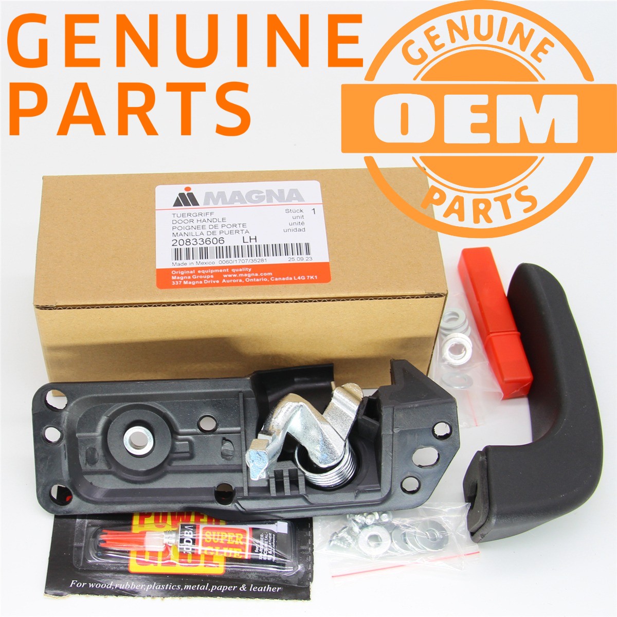 New Left Driver Side Interior Door Handle Repair Kit fits 07-13 Sierra Silverado