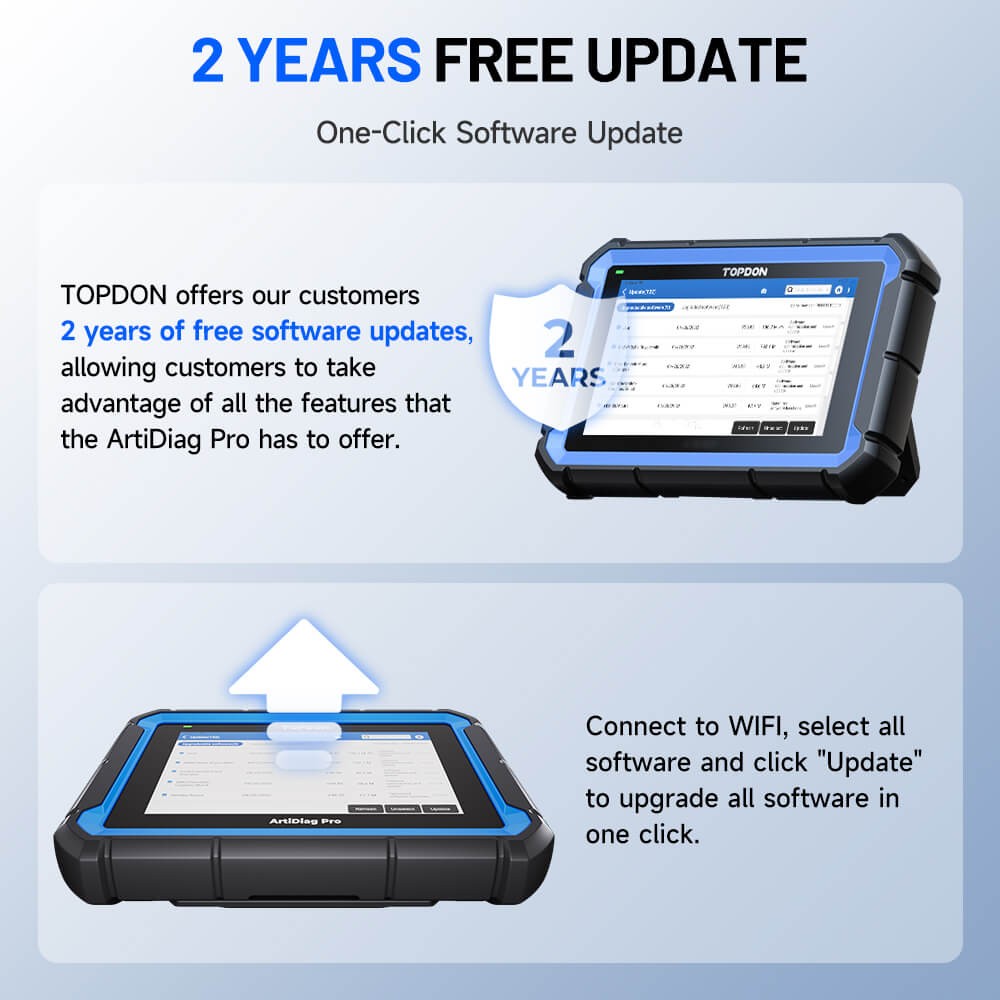 TOPDON AD PRO V2.0 Auto Bidirectional Scanner Full System Diagnostic E-CU Coding