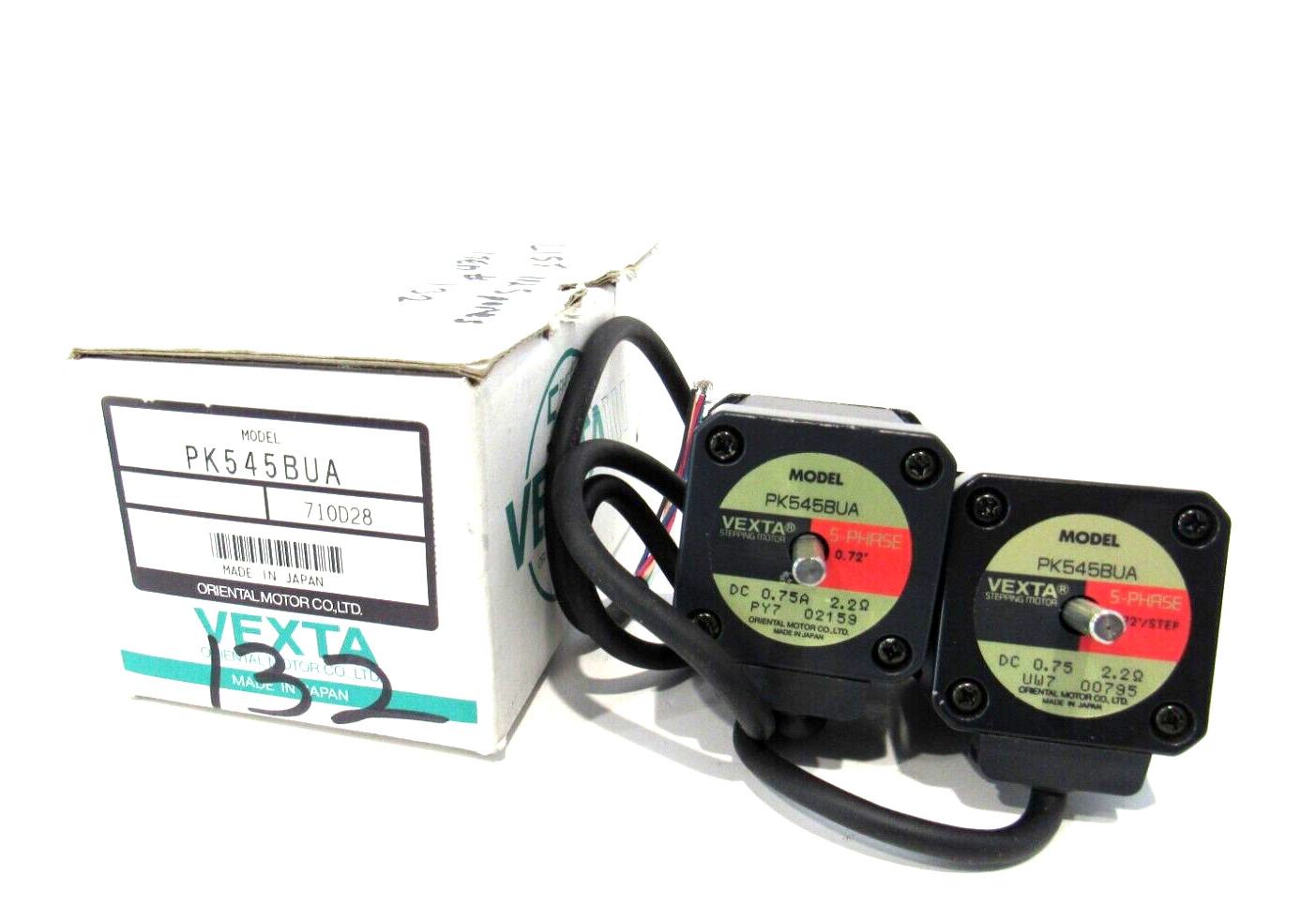LOT OF 2 NEW VEXTA PK545BUA STEPPER MOTOR