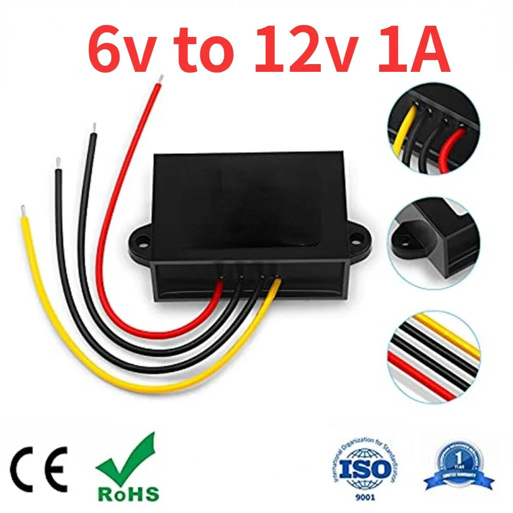 6v to 12v 1A DC Step up Boost Converter Buck Boost Power 5V - 11V to 12V Voltage