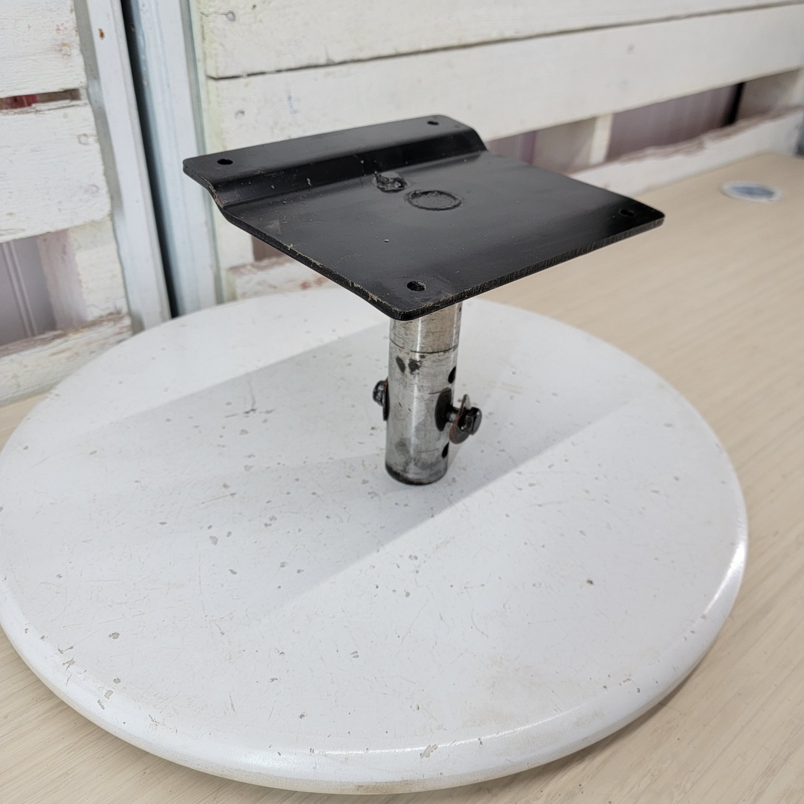 Pride Mobility Power Chair Seat Swivel Mount Base Adjustable Seat Post Assembly