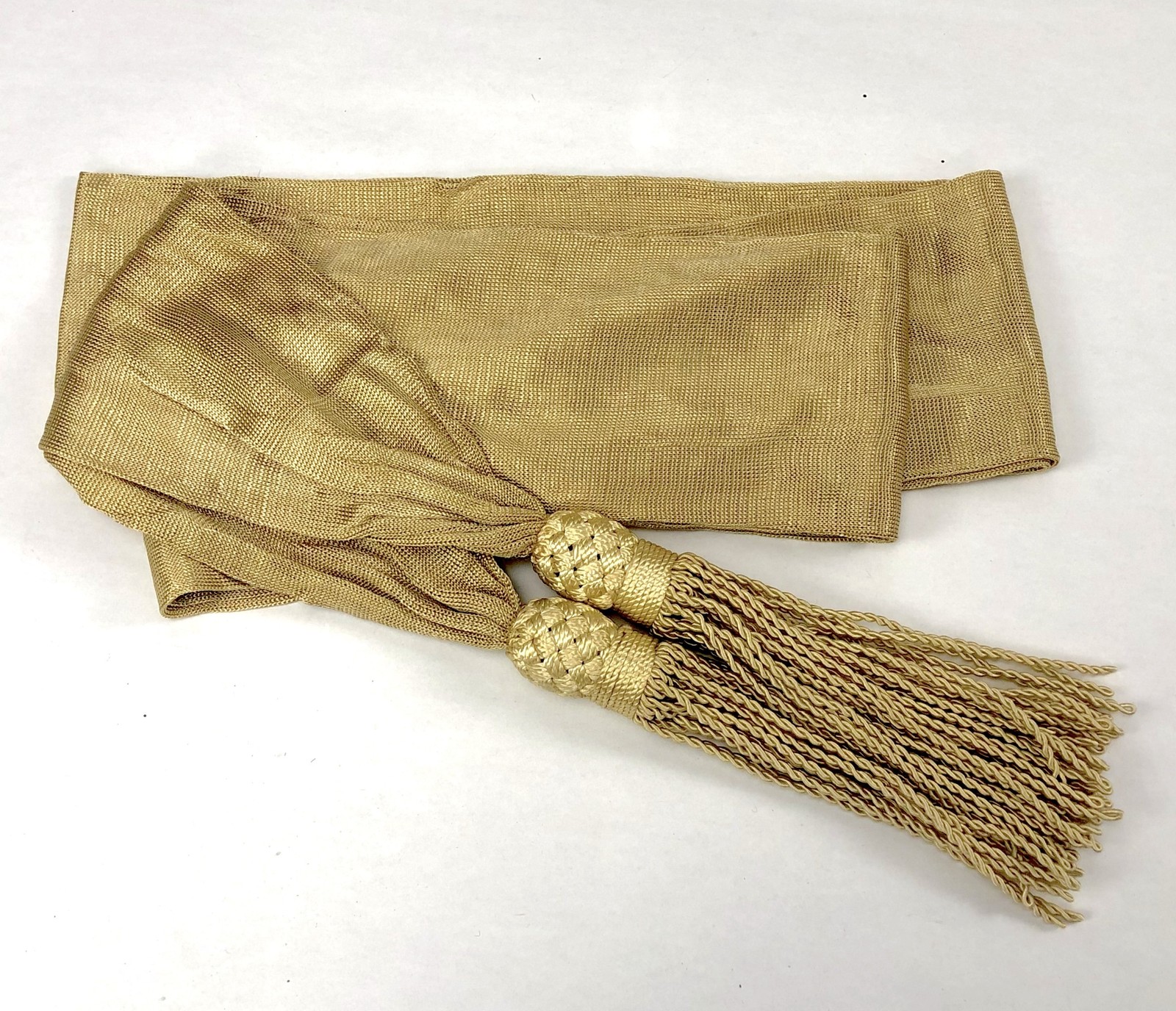 Buff Silk Sash - Civil War General Officers Sash