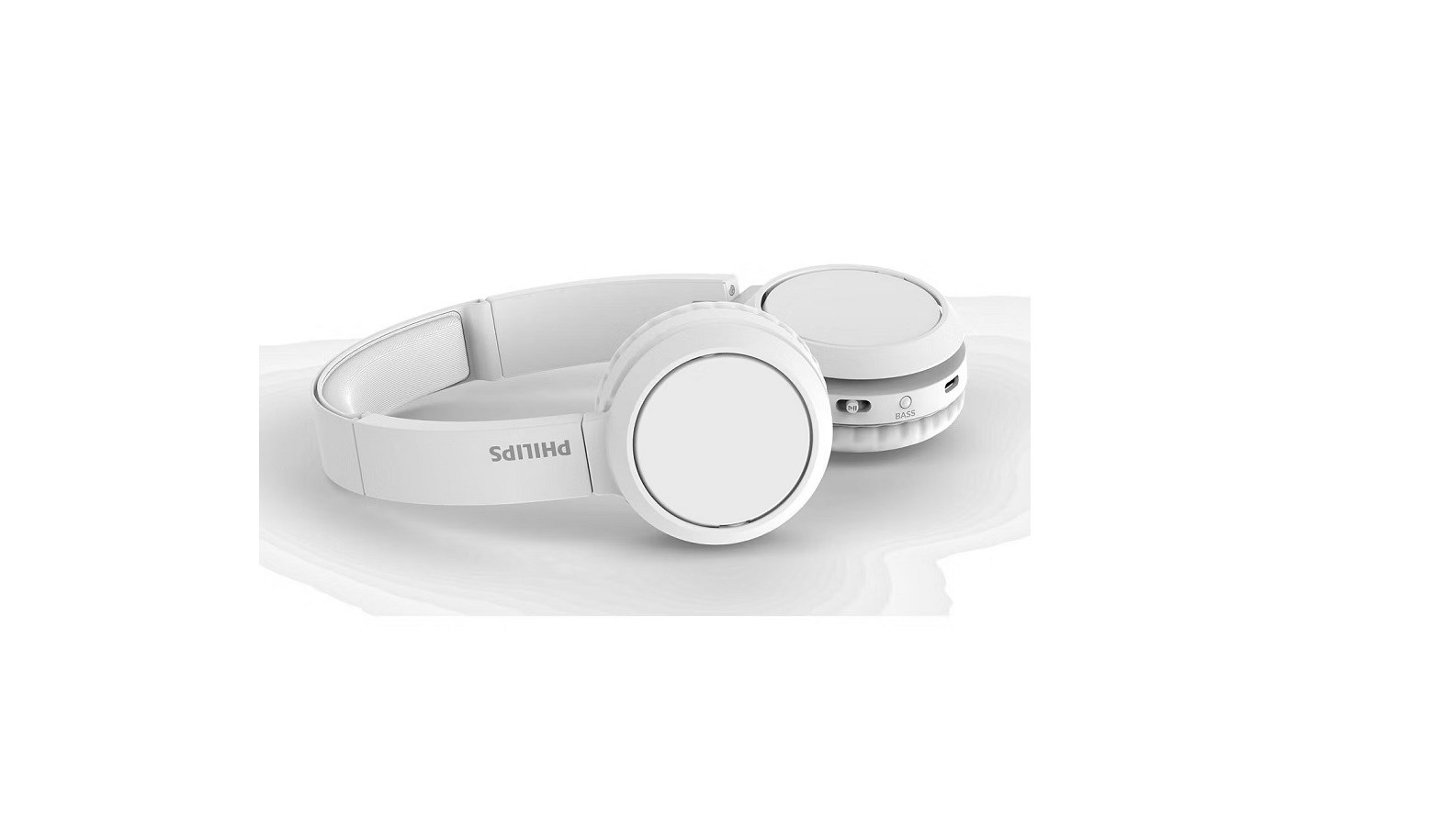 Philips BlueTooth 5.0 Wireless Over-Ear Headphones Built-In MIC TAH4205WT/00