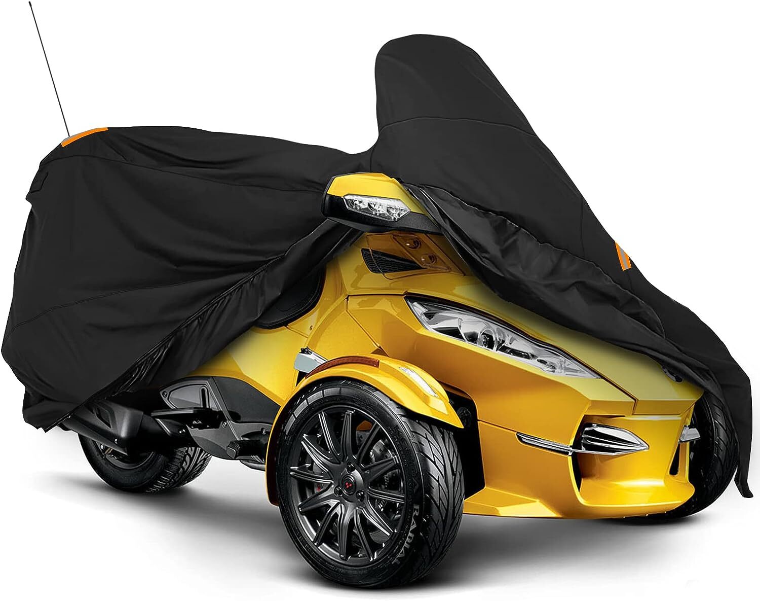 219400860 UTV Full Cover Black for Can Am Spyder RT/RT Limited 2010-2019
