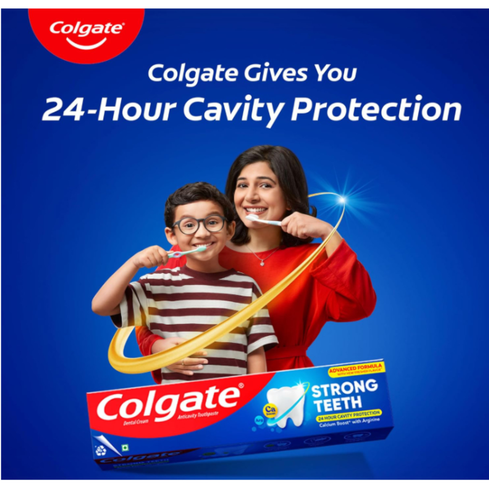 Colgate Strong Teeth Toothpaste 500g (200g+200g+100g)