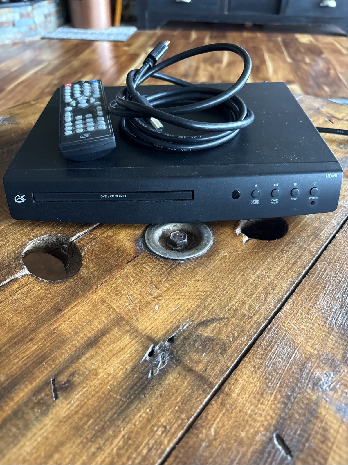 Intertek DVD CD Player With Remote Works