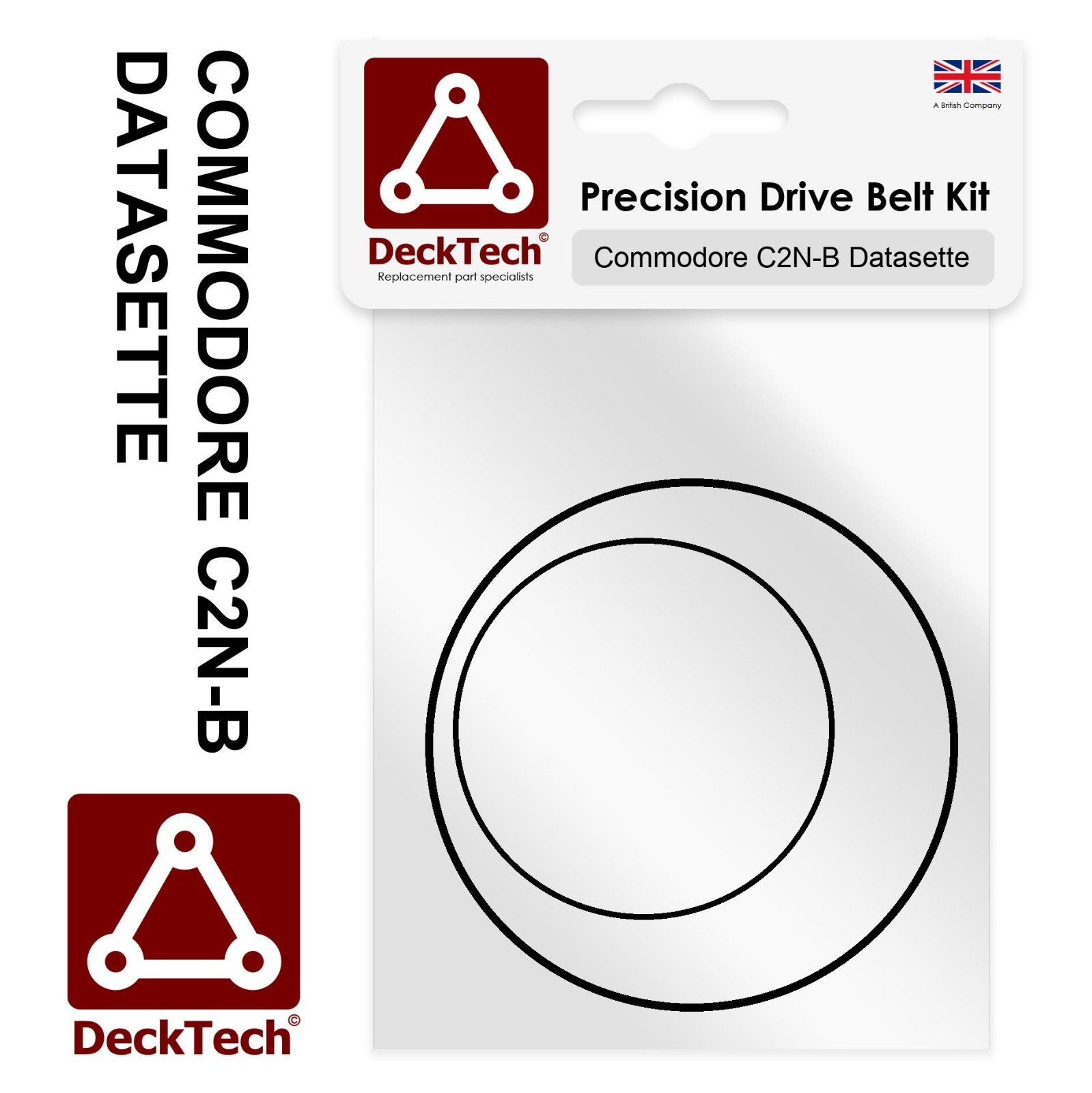 DeckTech™ Replacement Belts for Commodore C2N-B Datasette Cassette Player C64
