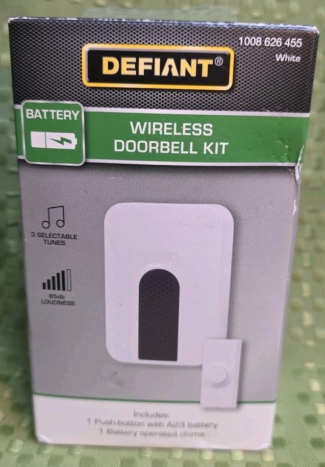 Defiant Wireless Plug-in Doorbell Kit