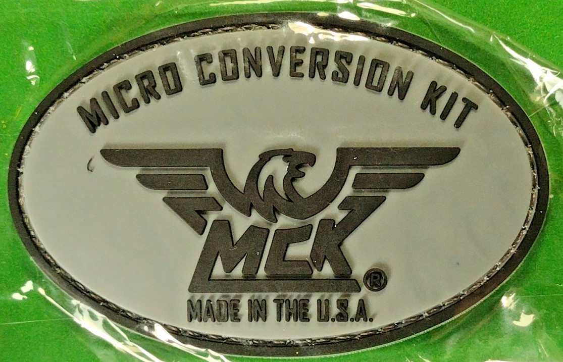 MCK Micro Conversion Kit Tactical Morale Patch SHOT-SHOW PVC H&L NOS NIP