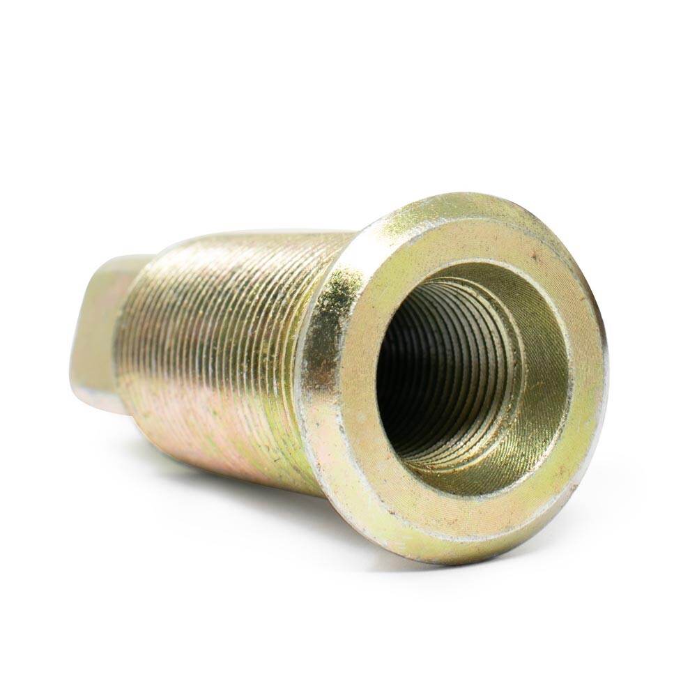 Ten M-133 LH Stud-Piloted Budd Wheel Inner Cap Nuts - 3-1/16" Long