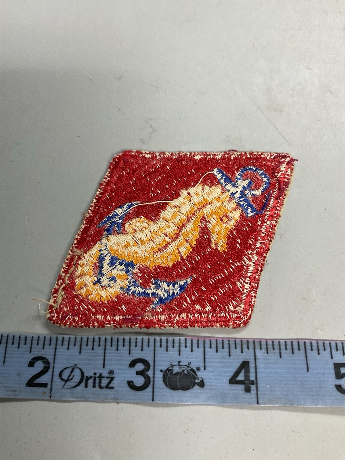 WWII US USMC Ships Detachment Patch- SYB1-1