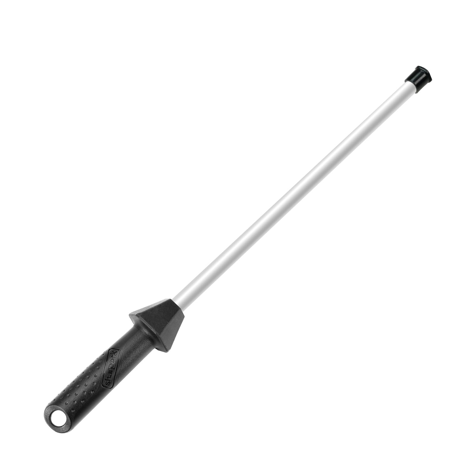 Total L.17.5-Inch/Rod L.12-Inch 3000-Grit Ceramic Sharpening Steel with Built-In