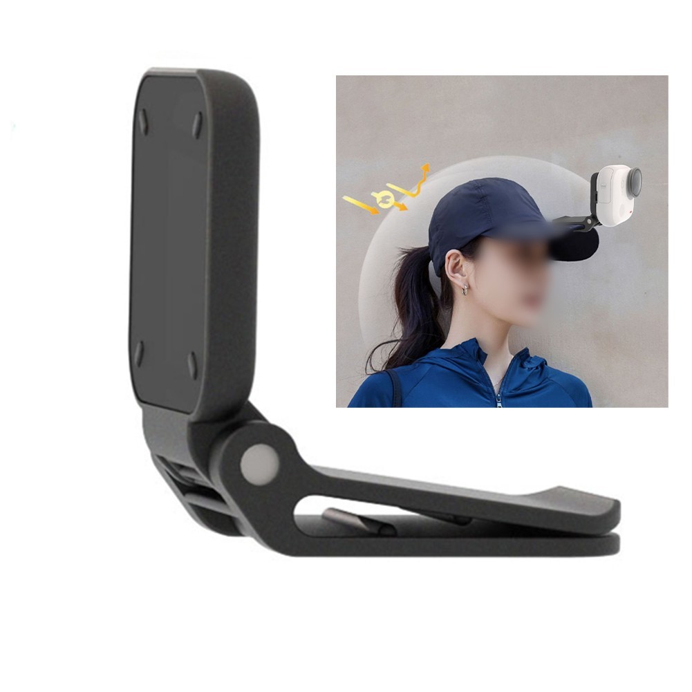 Adjustable Magnetic Hat Clip for Insta360 Go Vertical Horizontal Mount