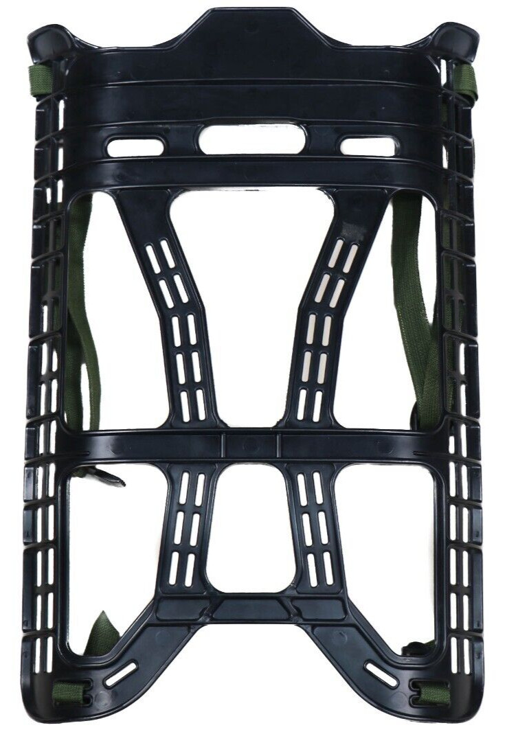 DAMAGED - US Military Black Large Rucksack Frame Molle Frame Backpack Ruck