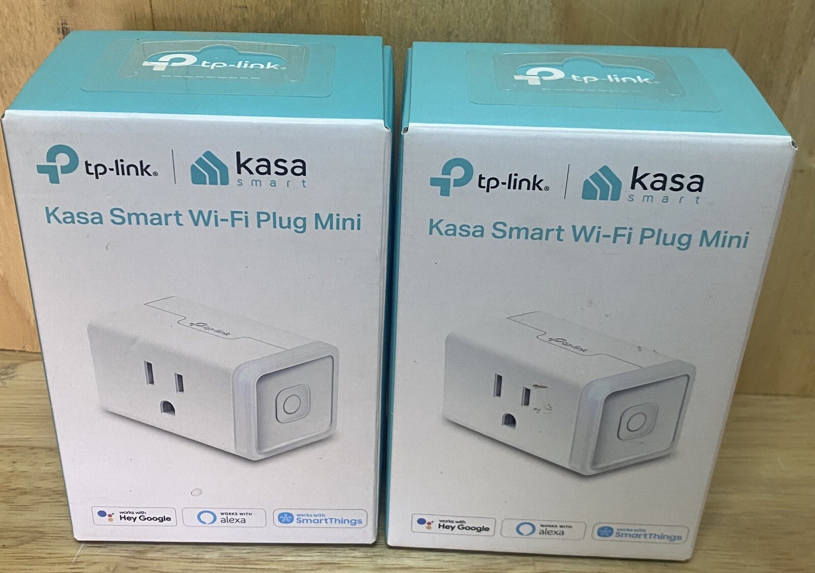 2 Pc. TP-Link Kasa Smart Wi-Fi Mini Plugs Model HS105 New In Box