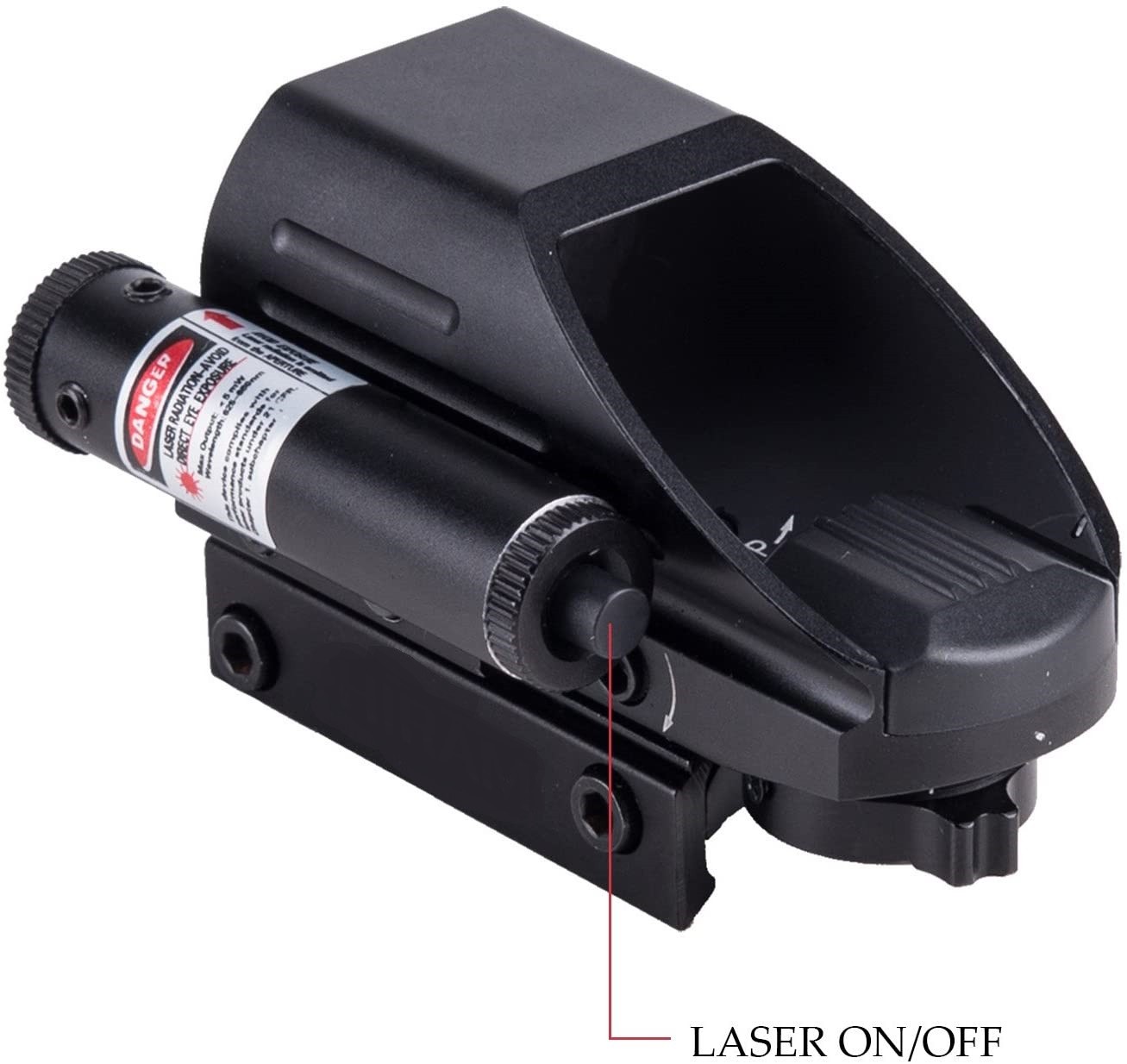 Tactical Holographic Red / Green Reflex Scope and laser sight combo 4 Reticles